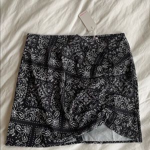 NWT! Bandana Print Mini Skirt